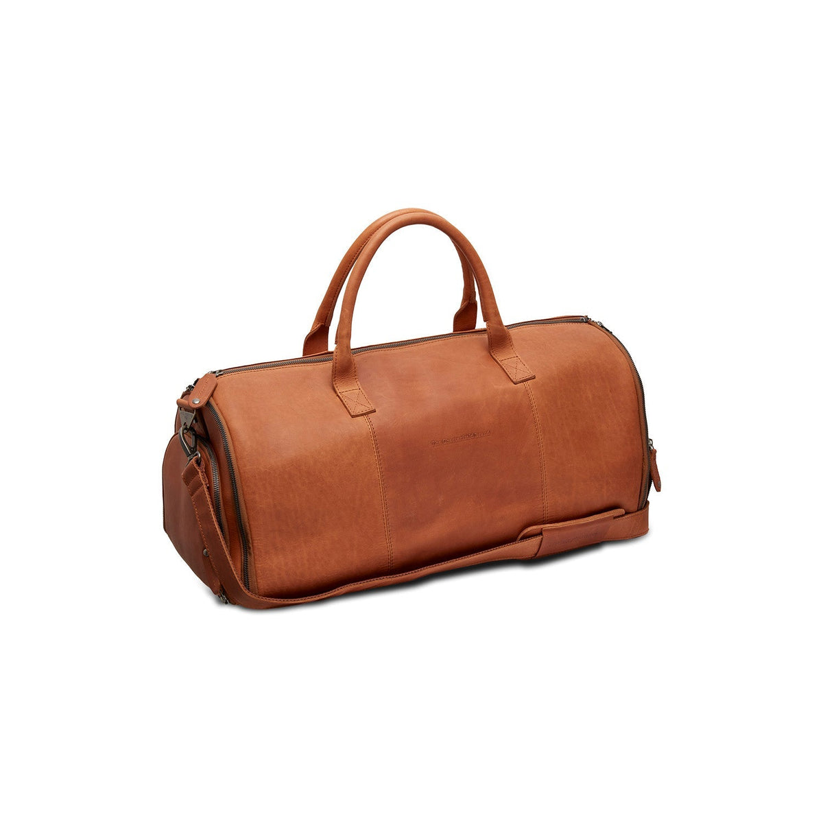Cognac Leather Garment Bag Finlay til Kvinder, front view