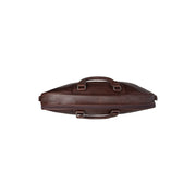 
Nærbillede of Classic Collar & Heavy-Duty Zipper Hardware on Leather Garment Bag Josh