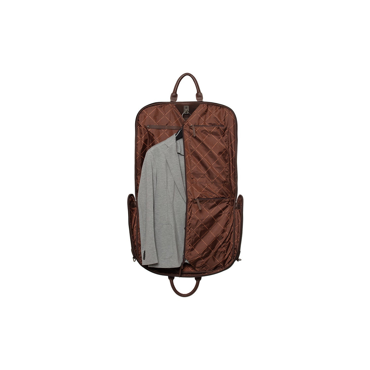 
Leather Garment Bag Josh - Bagfra med tilpassede skuldre og ren kant