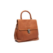 Tailored Rib Cuffs &amp; Hem Craftsmanship Construction Detail on Angera Full-Grain Leather Handbag til Kvinder