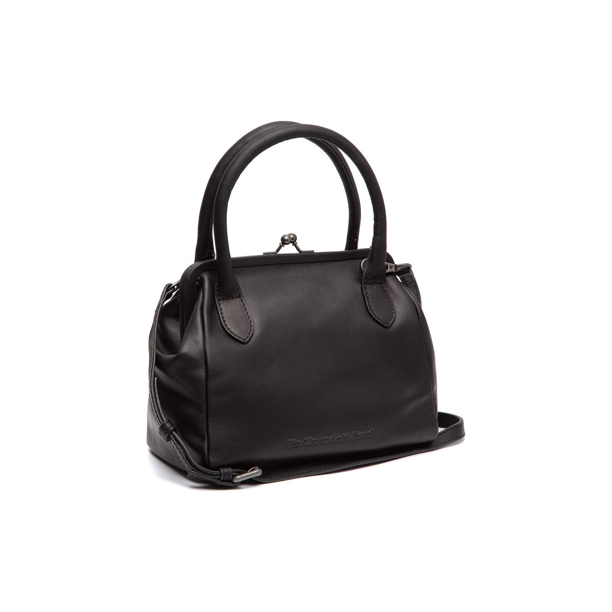 Chili Full-Grain Leather Handbag til Kvinder in Classic 100% Full-Grain Leather - Front Profile View &amp; Tailored Silhouette | Buy Online