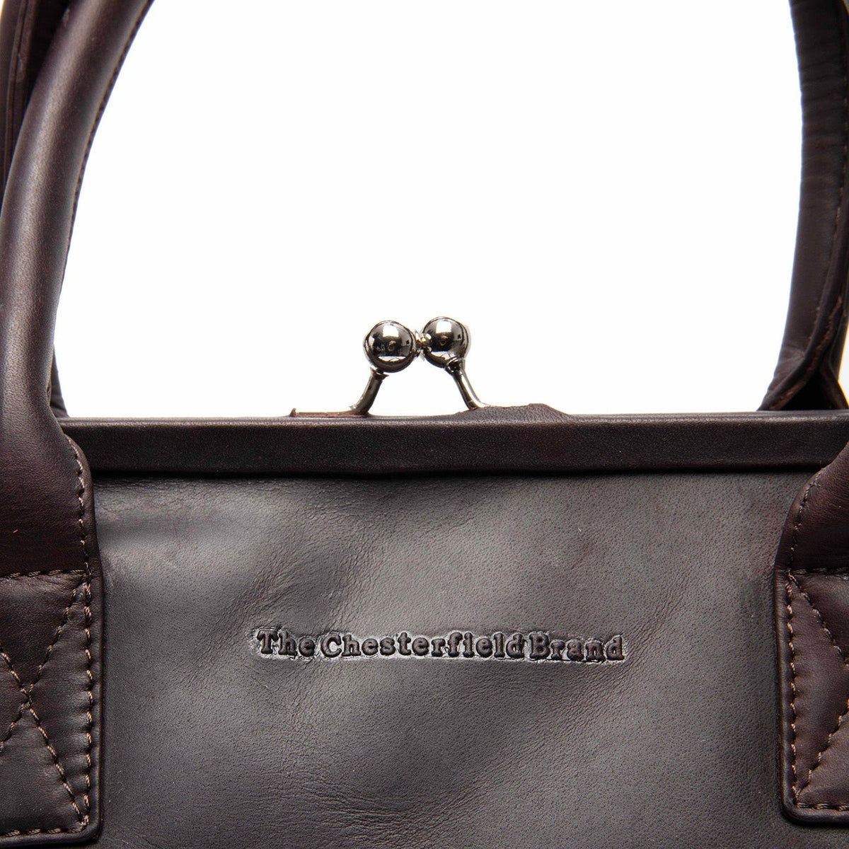 Dorin Full-Grain Leather Handbag til Kvinder – alternate product view 3