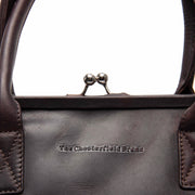 Dorin Full-Grain Leather Handbag til Kvinder – alternate product view 3
