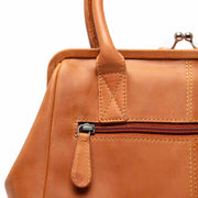 Dorin Full-Grain Leather Handbag til Kvinder – alternate product view 3