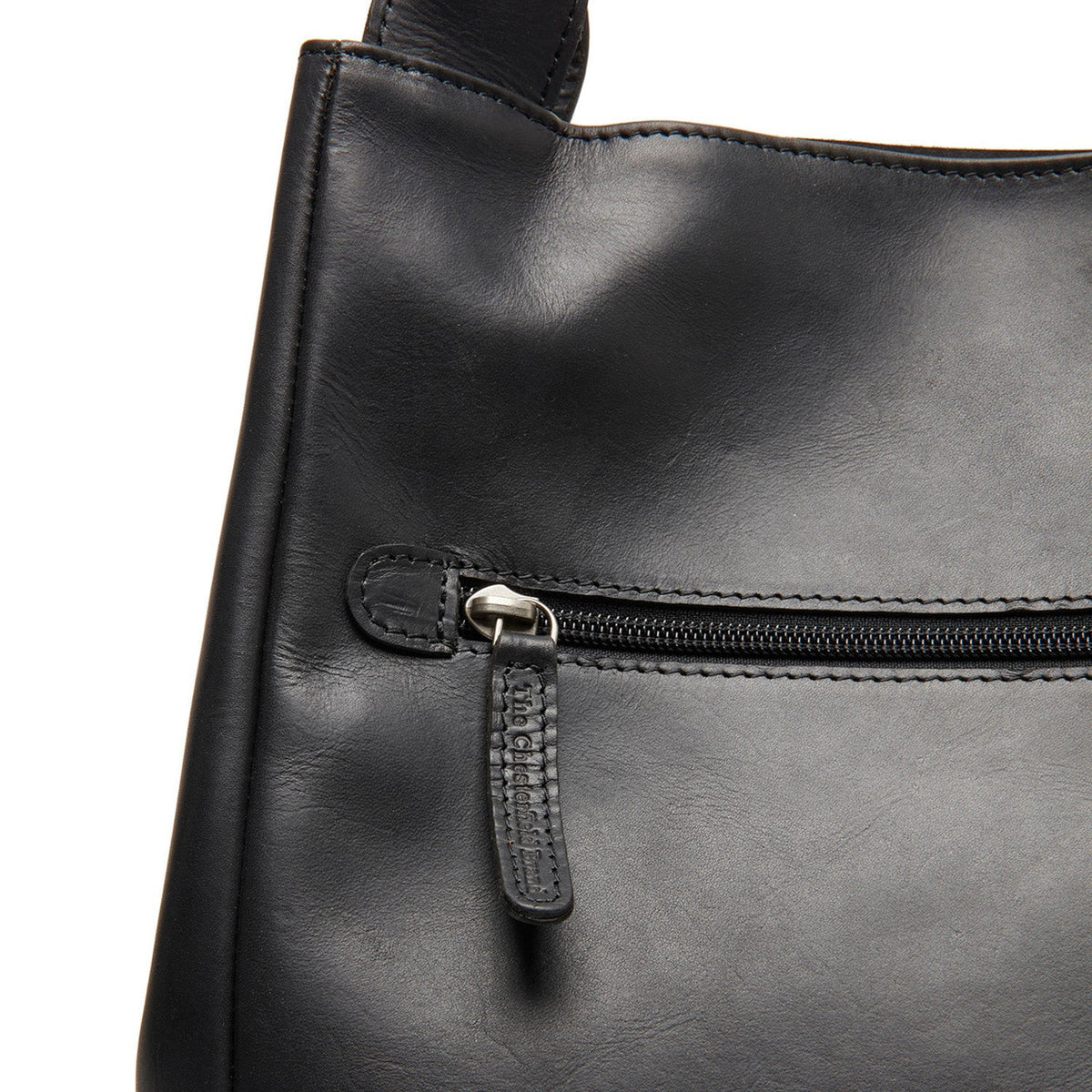 Fioline Full-Grain Leather Handbag til Kvinder - Lateral Side Profile View Showing Sleeve Cut &amp; Athletic Taper Fit