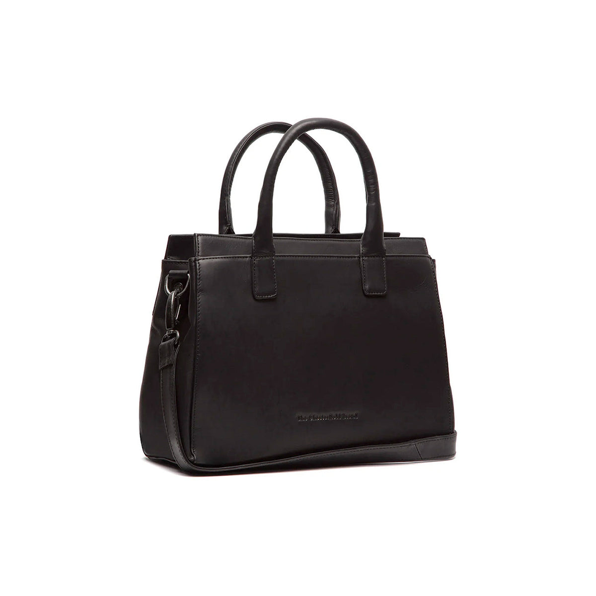Garda Full-Grain Leather Handbag til Kvinder in Classic 100% Full-Grain Leather - Front Profile View &amp; Tailored Silhouette | Buy Online