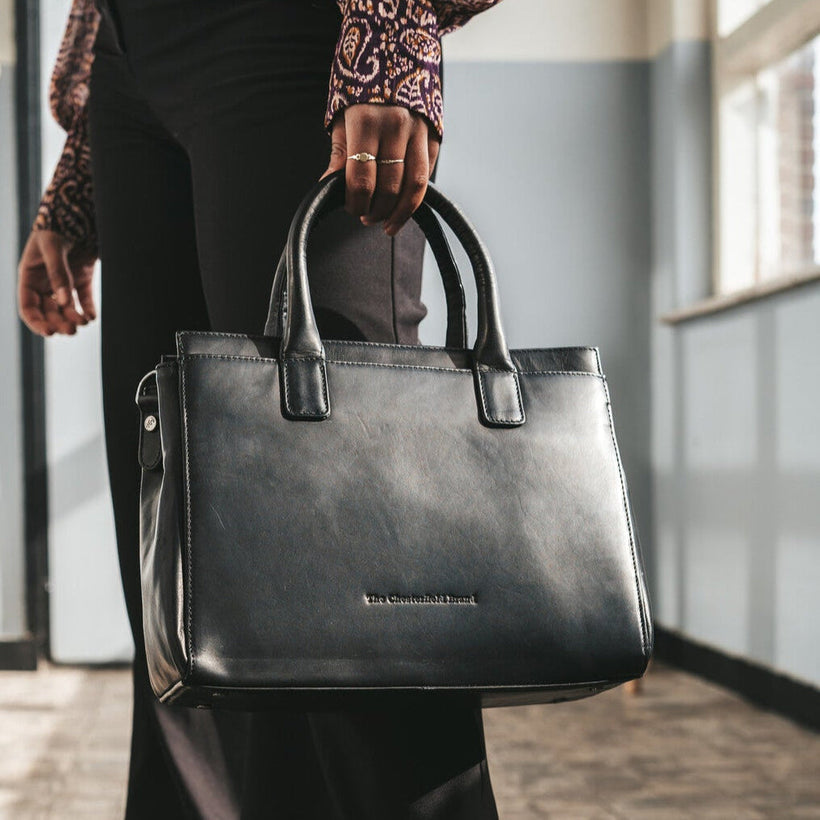 Garda Full-Grain Leather Handbag til Kvinder