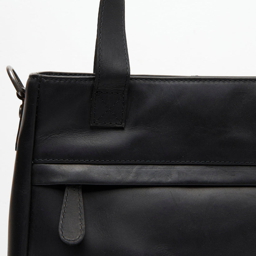 Lingfield Full-Grain Leather Handbag til Kvinder