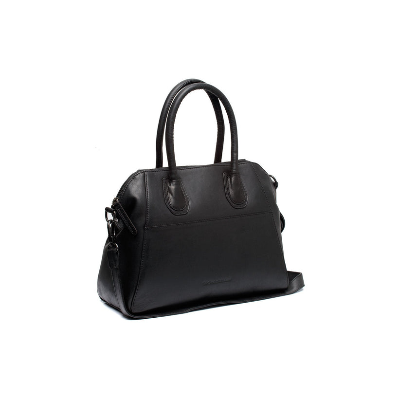 Marsala Full-Grain Leather Handbag til Kvinder