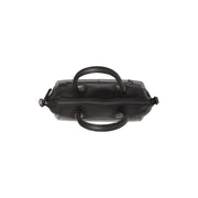 Marsala Full-Grain Leather Handbag til Kvinder - Lateral Side Profile View Showing Sleeve Cut &amp; Athletic Taper Fit