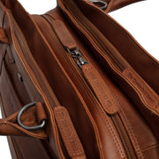 Passau Full-Grain Leather Handbag til Kvinder – alternate product view 3