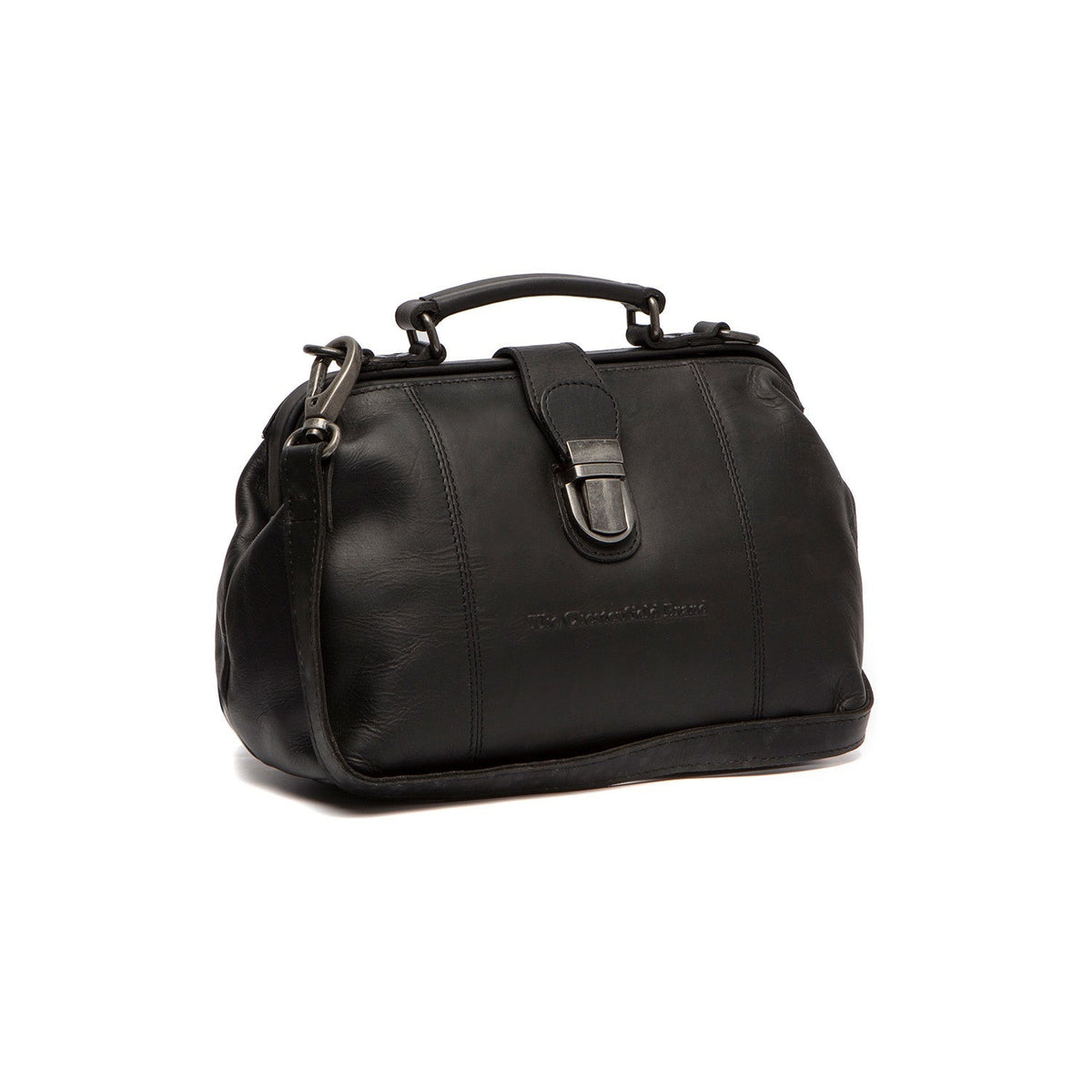 Rachael Full-Grain Leather Handbag til Kvinder in Classic 100% Full-Grain Leather - Front Profile View &amp; Tailored Silhouette | Buy Online