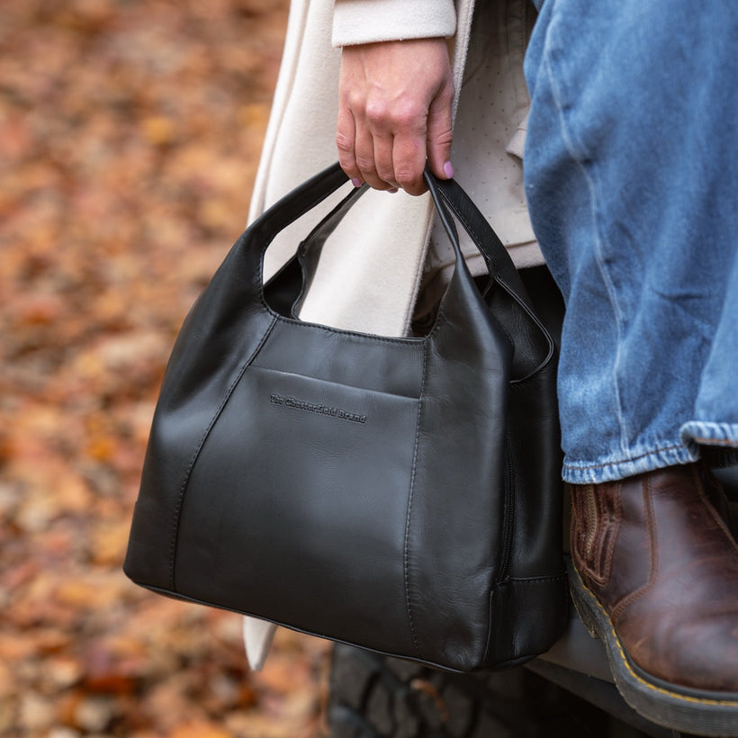 Salina Full-Grain Leather Handbag til Kvinder