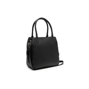 Solvin Full-Grain Leather Handbag til Kvinder in Classic 100% Full-Grain Leather - Front Profile View &amp; Tailored Silhouette | Buy Online