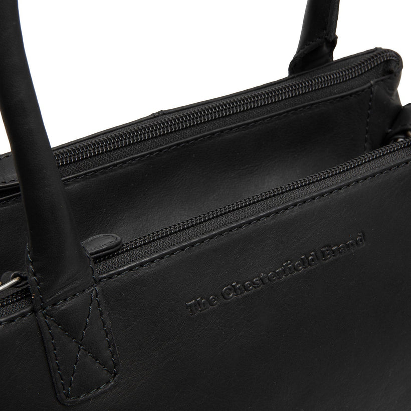 Solvin Full-Grain Leather Handbag til Kvinder