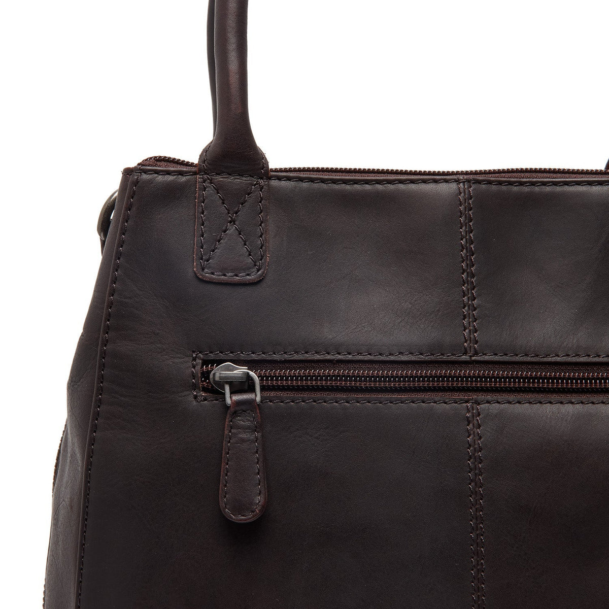 Solvin Full-Grain Leather Handbag til Kvinder – alternate product view 3