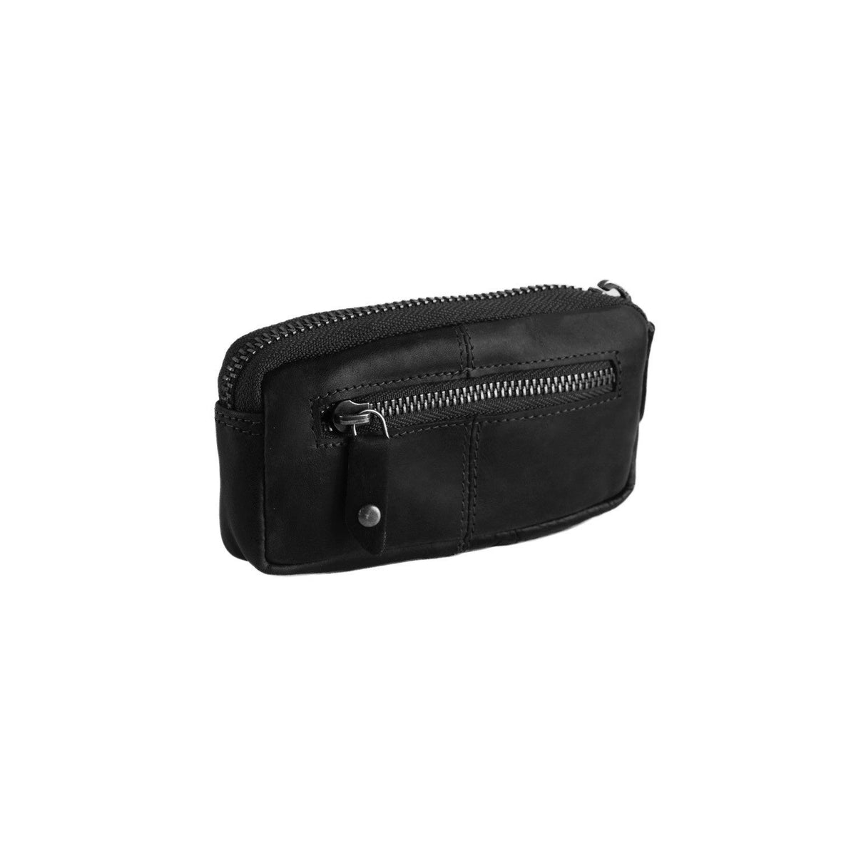 
Nærbillede of Classic Collar & Heavy-Duty Zipper Hardware on Corey Kernelæder Key Case til Damer