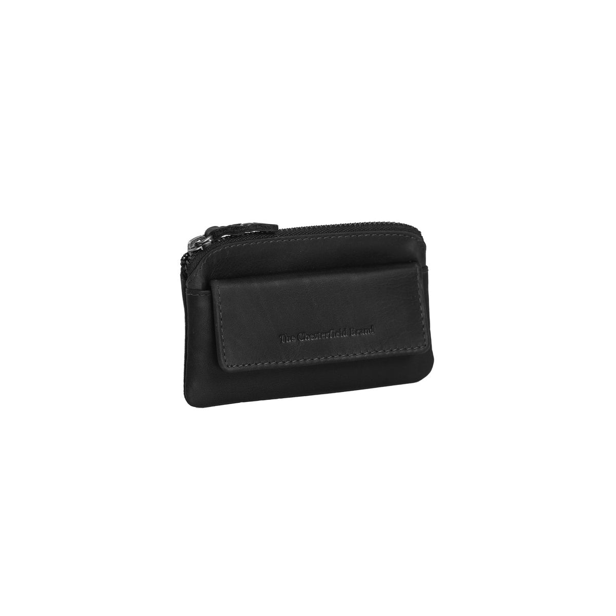 Oliver Full-Grain Leather Key Case til Kvinder in Olive 100% Full-Grain Leather - Front Profile View &amp; Tailored Silhouette | Buy Online