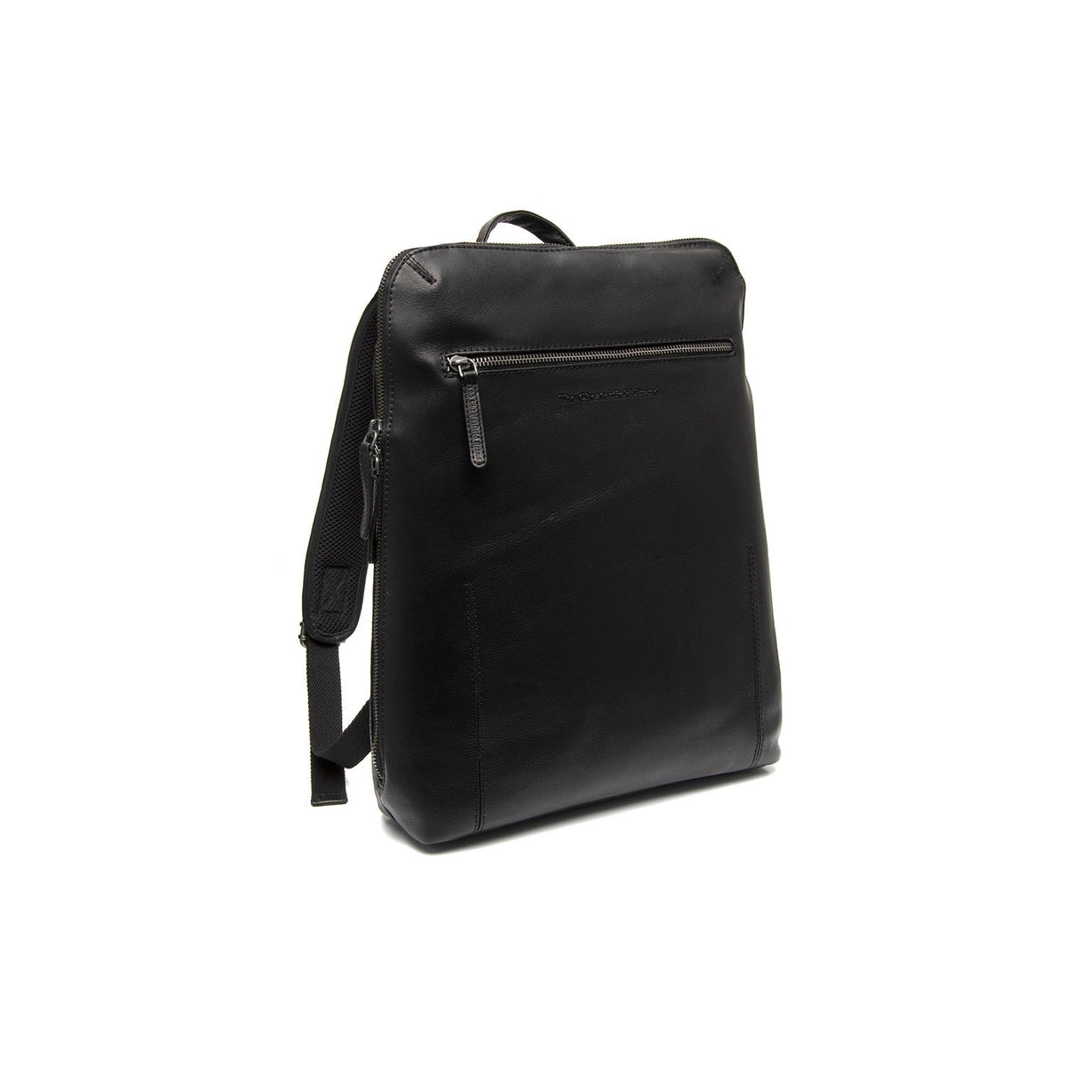 Filmore Full-Grain Leather Laptop Backpack til Kvinder in Classic 100% Full-Grain Leather - Full Exterior Front Profile View | Buy Online