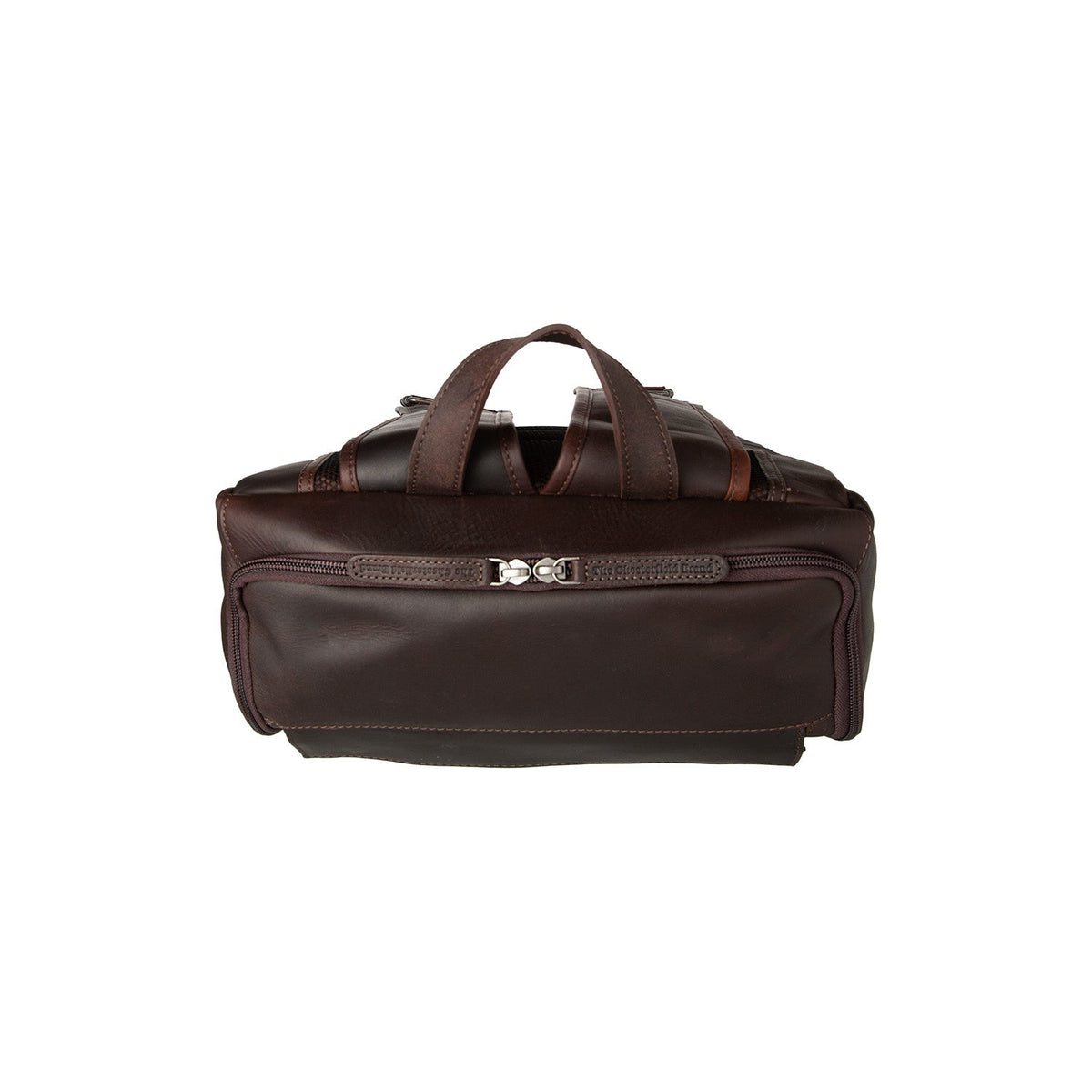 Rich Full-Grain Leather Laptop Backpack til Mænd – alternate product view 3