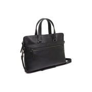 Elvas Full-Grain Leather Laptop Bag til Kvinder in Classic 100% Full-Grain Leather - Full Exterior Front Profile View | Buy Online