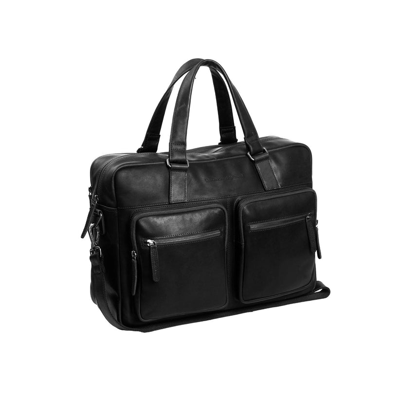 Misha Full-Grain Leather Laptop Bag til Kvinder