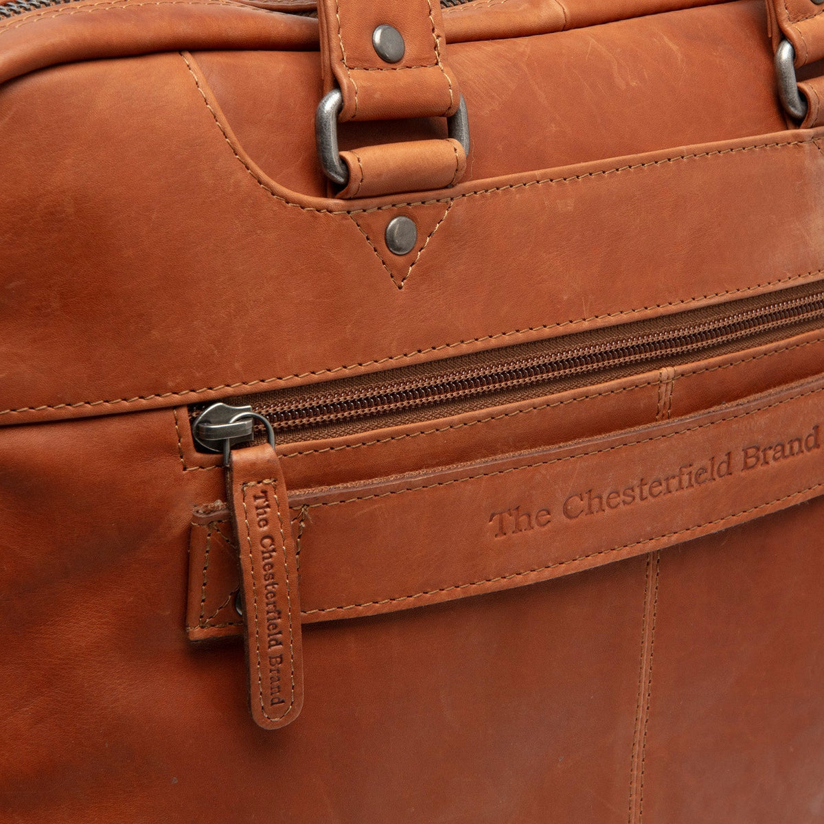 Montara Full-Grain Leather Laptop Bag til Kvinder – alternate product view 3