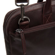Tilbury Full-Grain Leather Laptop Bag til Kvinder – alternate product view 2