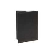 Close-Up Detail of Classic Collar &amp; Heavy-Duty Zipper Hardware on Leather Passport Case til Kvinder