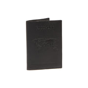 Leather Passport Case til Kvinder in Classic 100% Full-Grain Leather - Front Profile View &amp; Tailored Silhouette | Buy Online