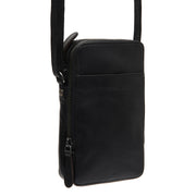 Alesund Full-Grain Leather Phone Bag til Kvinder in Classic 100% Full-Grain Leather - Front Profile View &amp; Tailored Silhouette | Buy Online