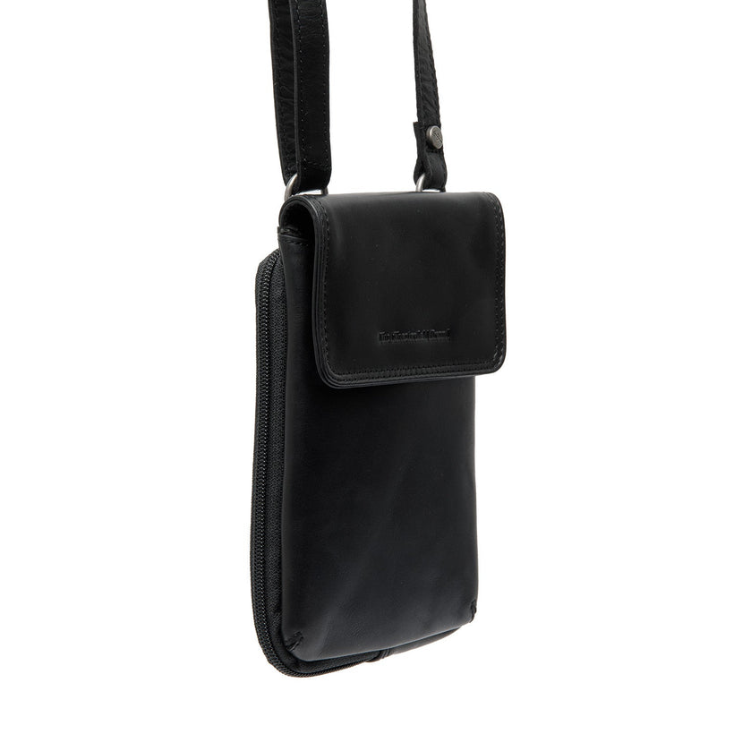 Langley Full-Grain Leather Phone Bag til Kvinder