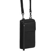 Malaga Full-Grain Leather Phone Bag til Kvinder in Classic 100% Full-Grain Leather - Front Profile View &amp; Tailored Silhouette | Buy Online