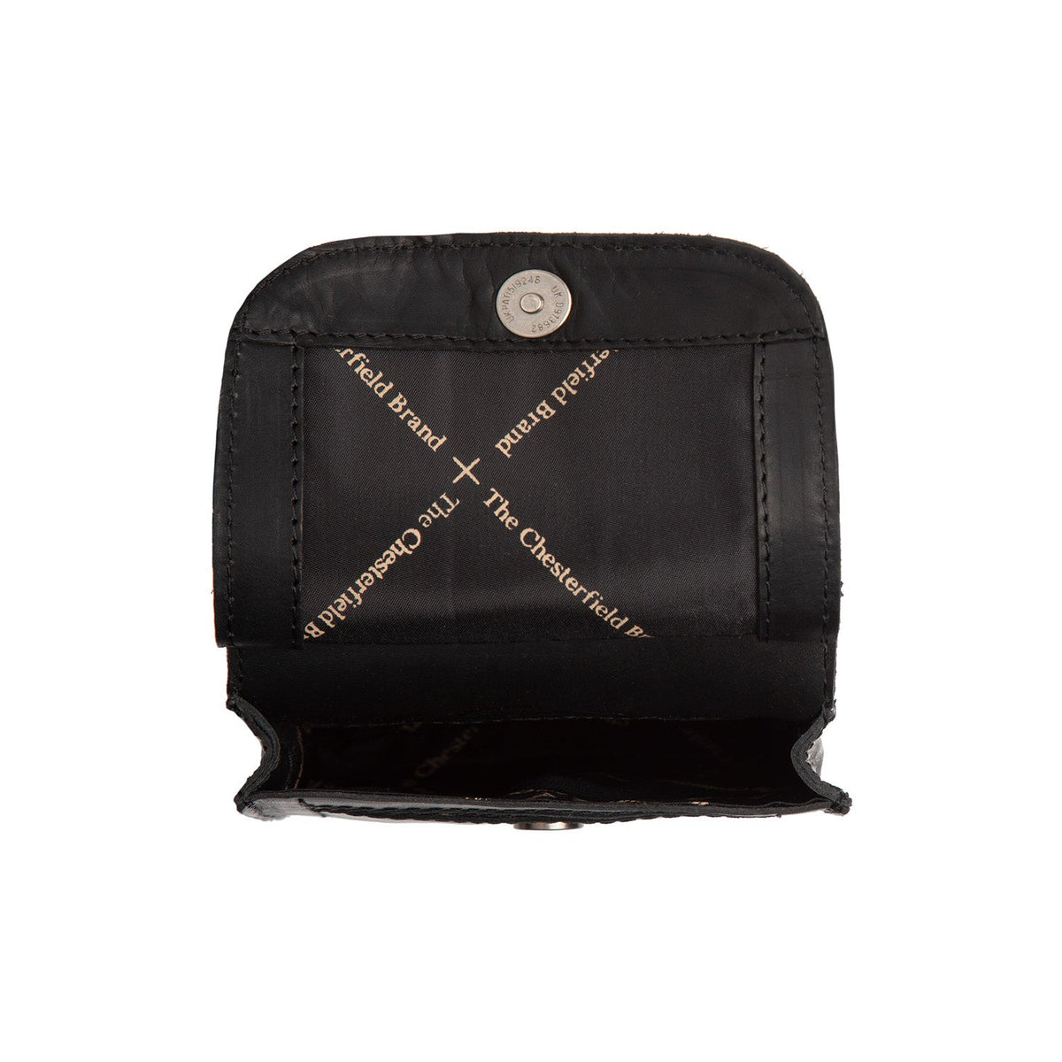 Close-Up Detail of Classic Collar &amp; Heavy-Duty Zipper Hardware on Nebra Full-Grain Leather Phone Bag til Kvinder