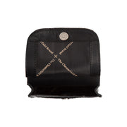 Close-Up Detail of Classic Collar &amp; Heavy-Duty Zipper Hardware on Nebra Full-Grain Leather Phone Bag til Kvinder