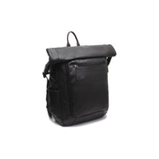 Remo Full-Grain Leather Roll-top Backpack til Kvinder in Classic 100% Full-Grain Leather - Full Exterior Front Profile View | Buy Online