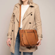 Alicante Full-Grain Leather Shopper til Kvinder – alternate product view 3