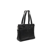 Rome Full-Grain Leather Shopper til Kvinder in Classic 100% Full-Grain Leather - Full Exterior Front Profile View | Buy Online