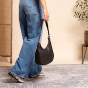 Alexandria Full-Grain Leather Shoulder Bag til Kvinder – alternate product view 3