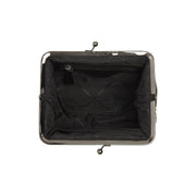 Solid Antique Brass Hardware &amp; Heavy-Duty Dual Zipper Detail on Andrade Full-Grain Leather Shoulder Bag til Kvinder