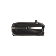 Andrade Full-Grain Leather Shoulder Bag til Kvinder - Structured Side Profile Showing Gusset Depth &amp; Expansion Capacity