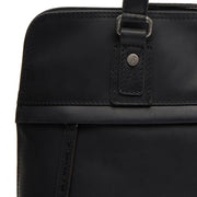 
Classic 100% Full-Grain leather Bag - Bagfra med forstærkede læderremme og syninger