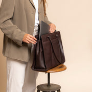 Fidenza Full-Grain Leather Shoulder Bag til Kvinder – alternate product view 3
