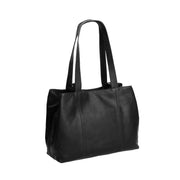 Gail Full-Grain Leather Shoulder Bag til Kvinder in Classic 100% Full-Grain Leather - Full Exterior Front Profile View | Buy Online