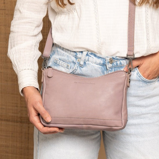 Irving Full-Grain Leather Shoulder Bag til Kvinder – alternate product view 2