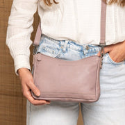 Irving Full-Grain Leather Shoulder Bag til Kvinder – alternate product view 2