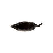 Jen Full-Grain Leather Shoulder Bag til Kvinder - Structured Side Profile Showing Gusset Depth &amp; Expansion Capacity
