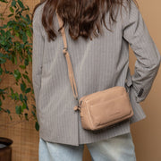 Liora Full-Grain Leather Shoulder Bag til Kvinder – alternate product view 2