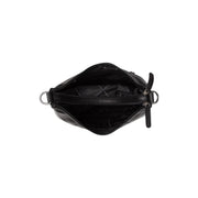 Marle Full-Grain Leather Shoulder Bag til Kvinder - Structured Side Profile Showing Gusset Depth &amp; Expansion Capacity