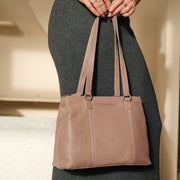 Marvos Full-Grain Leather Shoulder Bag til Kvinder – alternate product view 3